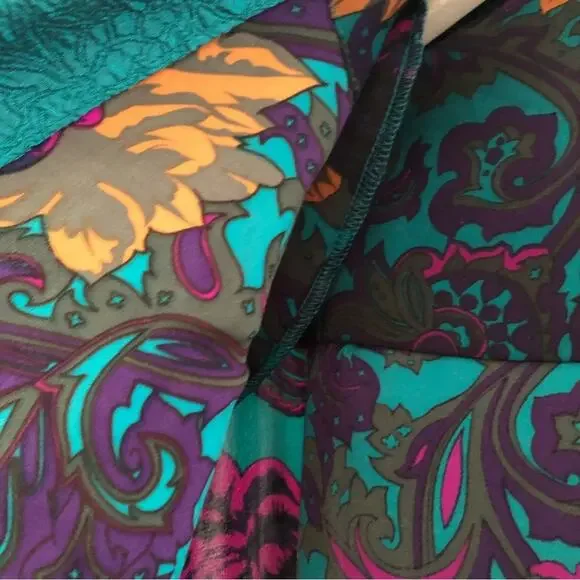 Victoria's Secret Vintage Gold Label Long Robe Tassel Tie Jacquard Trim Medium - Picture 9 of 13